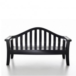 Banc Giulietta Noir Serralunga JardinChic