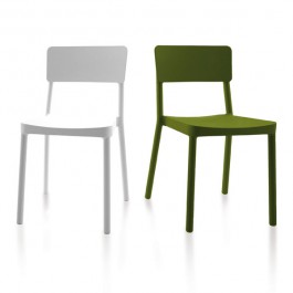 Chaise Lisboa Blanc Vert Serralunga JardinChic