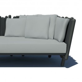 Backrest For Sofa And Chair Plastic Cane Serralunga JardinChic Cushion 