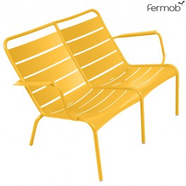 Fauteuil Bas Duo Luxembourg Miel Fermob Jardinchic