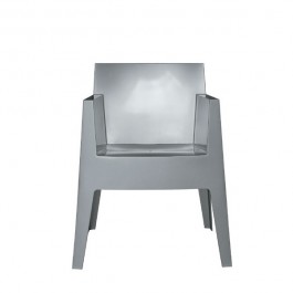 Chair Stackable TOY Grey Metallic Silver