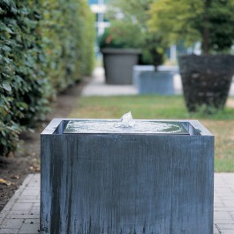 Fontaine Zinc Cubique Domani JardinChic