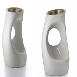 Fauteuil/Pot Holly All Bicolore Laqué Métallisé Serralunga JardinChic