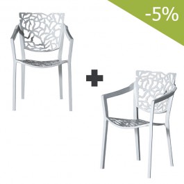 Lot de Offre Spéciale Lot de 2 Chaises PetiteMadeleine Driade JardinChic