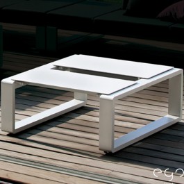 Petite Table Modulable Kama (Structure Laque Blanc sur demande) Duo Ego Paris JardinChic