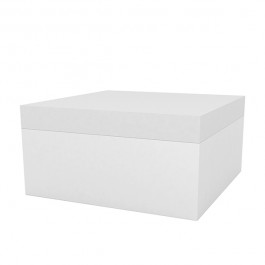 Pouf Quadrat 80 Blanc Vondom Jardinchic