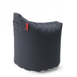 Pouf Satellite H48cm Graphite-Black Trimm Copenhagen Jardinchic