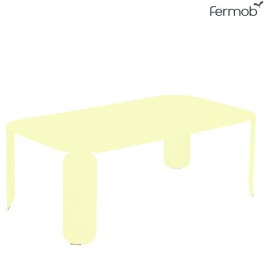 Table Basse Rectangulaire Bebop H29cm Ocre Rouge Fermob Jardinchic