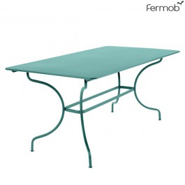 Table Manosque Bleu Lagune Fermob Jardinchic