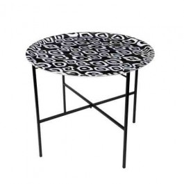 Table Cococ Ikat Noir Mariska Meijers JardinChic