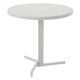 Table Ronde Blanc Cassé Mia Emu JardinChic