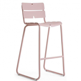 Tabouret de Bar Corail Rose Pastel Oasiq Jardinchic