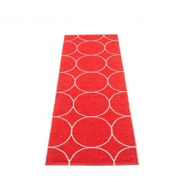 Tapis Boo Red 70x200cm Recto Pappelina Jardinchic