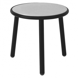 Table Basse Plateau Inox Yard Noir Emu JardinChic