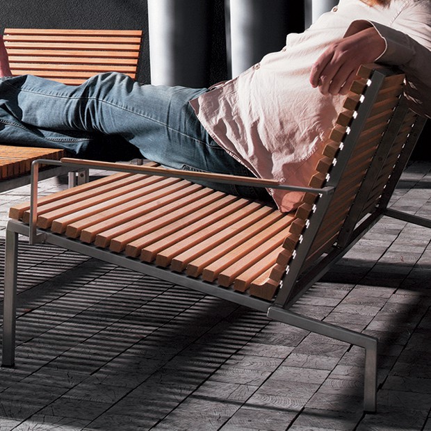 Lounge Teak Bench