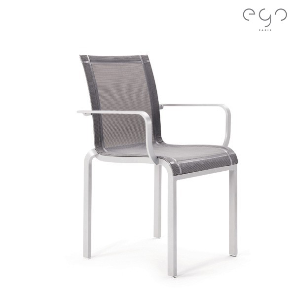 Chaise Repas avec Accoudoirs Tandem (coloris non contractuels) EGO Paris JardinChic