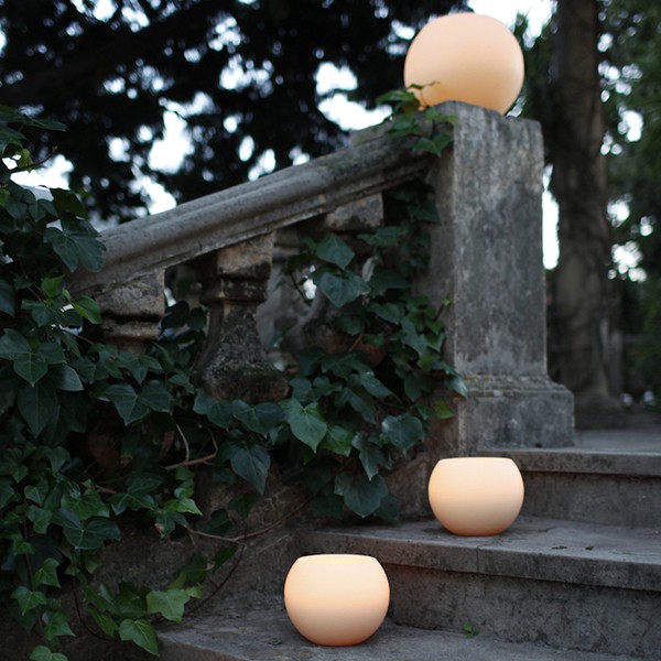 Photophores Ronds Ecru - Decoragloba Jardinchic Photophores Ronds Ecru - Decoragloba Jardinchic