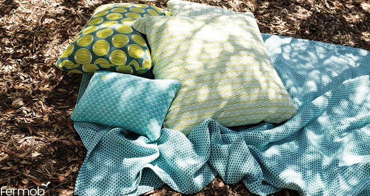 Melons cushion - Fermob - outdoor cushion