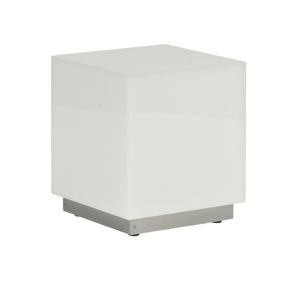 Light Cube Mono Blanc Détouré Viteo JardinChic