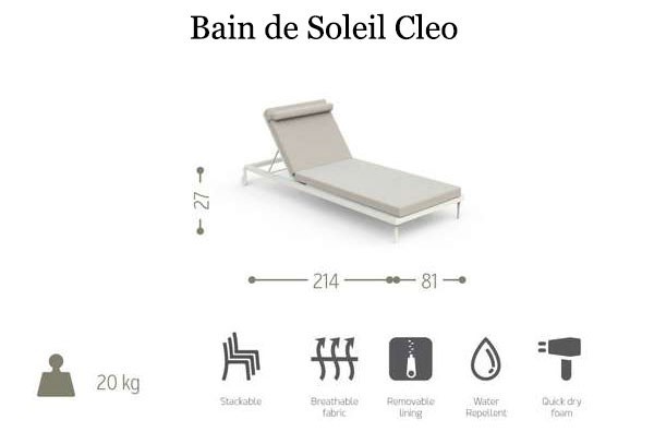 bain de soleil bois et toile