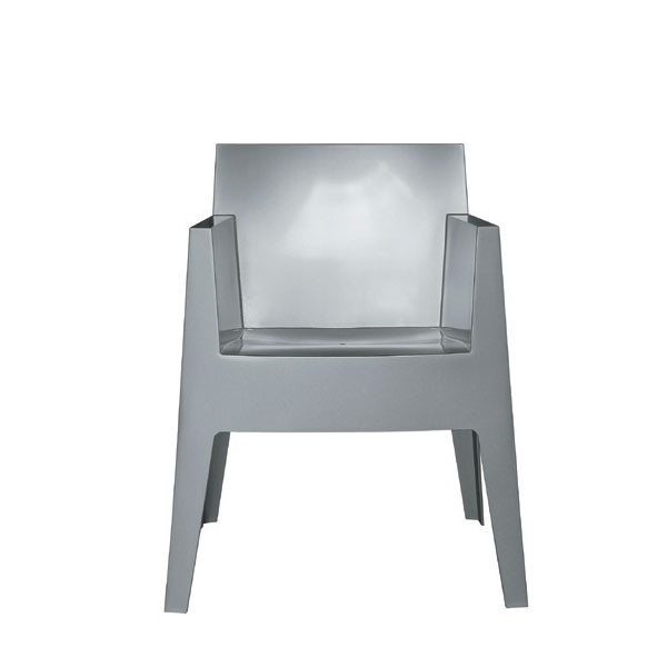 Chair Stackable TOY Grey Metallic Silver
