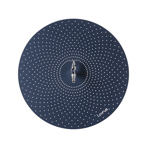 Fontaine Ronde Murale Rotundifolia Ø50cm Bleu Ardoise Laorus JardinChic Fontaine Ronde Murale Rotundifolia Ø50cm Bleu Ardoise Laorus JardinChic