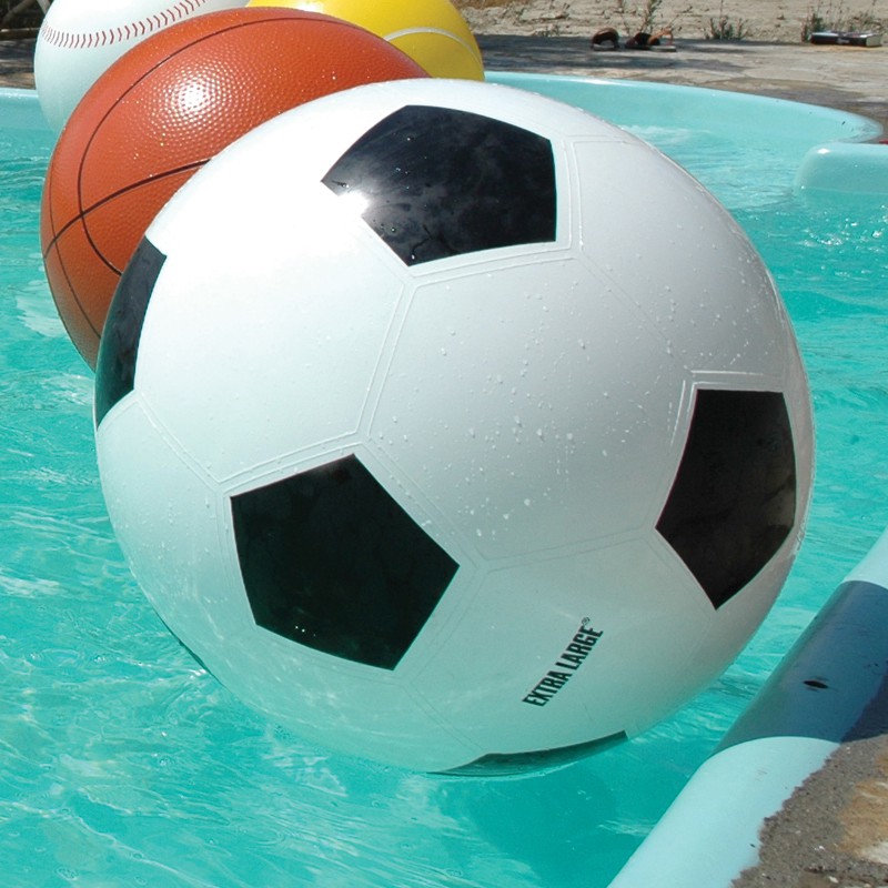 large inflatable soccer ball