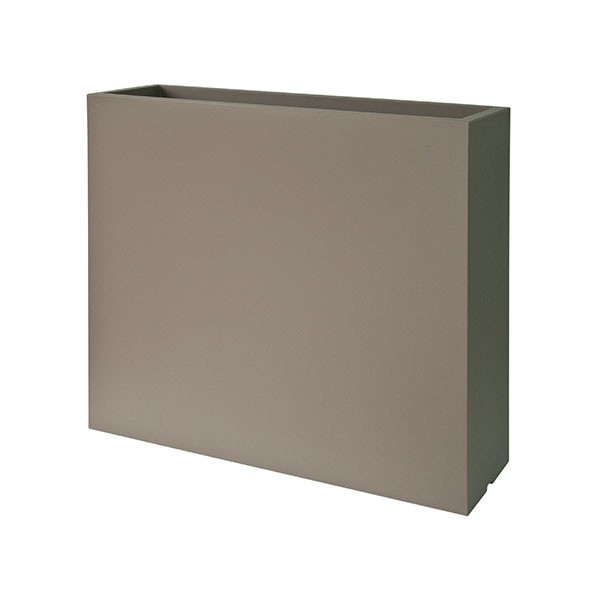 Jardinière Kube High Slim Tourterelle Euro3Plast JardinChic Jardinière Kube High Slim Tourterelle Euro3Plast JardinChic