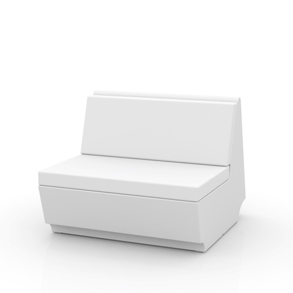 Canapé Modulable Rest - Module Central Blanc Vondom Jardinchic Canapé Modulable Rest - Module Central Blanc Vondom Jardinchic