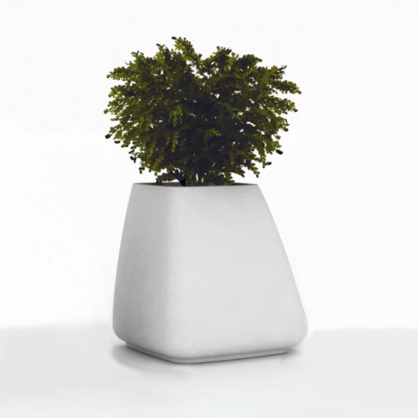 Pot Moma Medium Blanc Vondom JardinChic Pot Moma Medium Blanc Vondom JardinChic