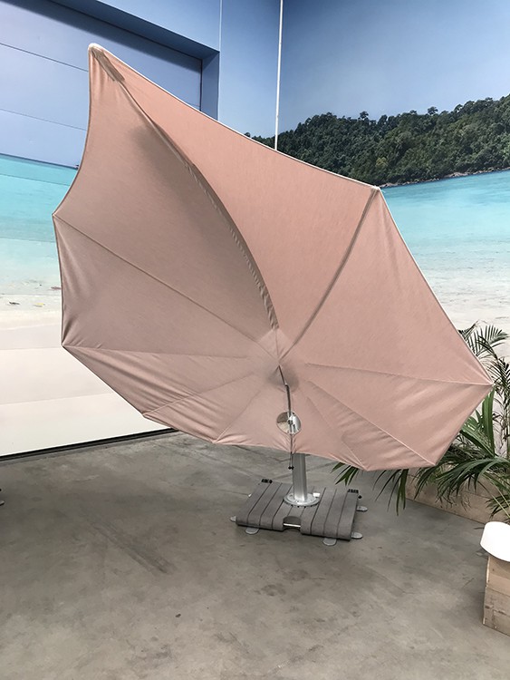 Base de Parasol 4Pcs Support Parapluie de Plage Portable pour Jardin Patio Plage Café Terrasse