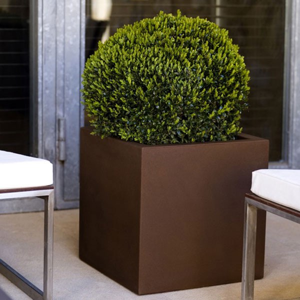 Pot Cubo Bronze Vondom Jardinchic Pot Cubo Bronze Vondom Jardinchic
