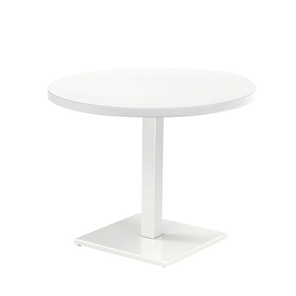 Table repas Round Ronde Blanc Cassé Emu JardinChic Table repas Round Ronde Blanc Cassé Emu JardinChic
