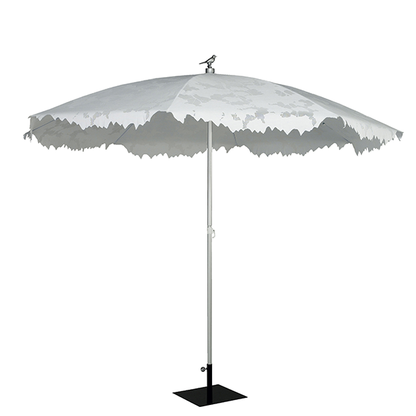 charme premier hartstochtelijk Parasol Shadylace XL White - JardinChic