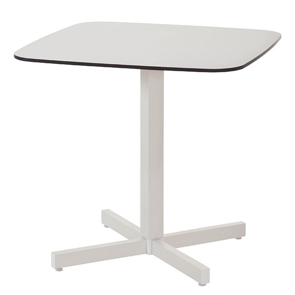 Table Carrée Plateau HPL Shine Blanc Cassé Emu JardinChic Table Carrée Plateau HPL Shine Blanc Cassé Emu JardinChic