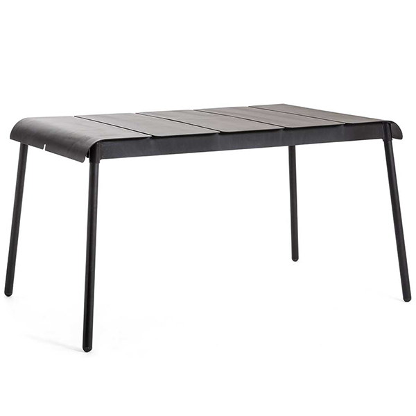Table Repas Corail 140x80cm Anthracite Oasiq Jardinchic Table Repas Corail 140x80cm Anthracite Oasiq Jardinchic