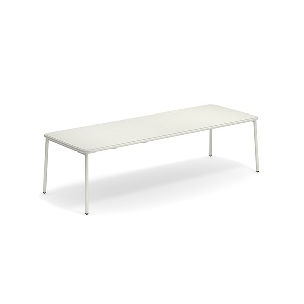 Table Extensible Plateau Aluminium Yard Blanc Cassé Emu Jardinchic Table Extensible Plateau Aluminium Yard Blanc Cassé Emu Jardinchic
