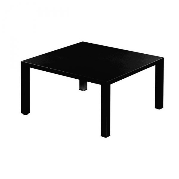 Table basse Round carrée Noir Emu JardinChic