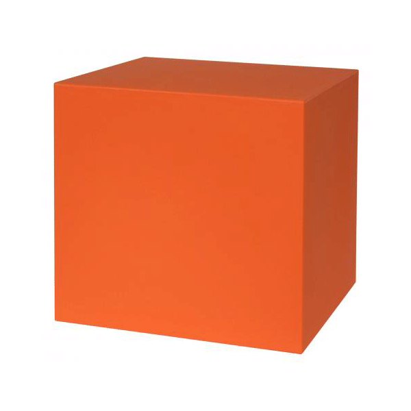 Tabouret Kube Orange Euro3Plast JardinChic Tabouret Kube Orange Euro3Plast JardinChic