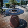 Table High Brazier Plancha Fusion Wood