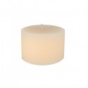 Set Of 2 Ecru Cylindrical Outdoor Candles