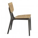 Diuna Aluminium Meal Chair / Teak