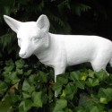 Statue Fox White