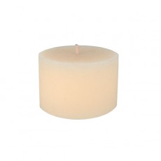 Set Of 2 Ecru Cylindrical Outdoor Candles