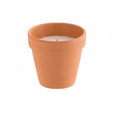 Set Of 4 Terracotta Candles With Lemongrass