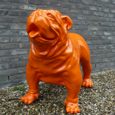 Statue Lacquered English Bulldog