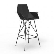 Stool With Armrests Faz High