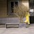 Bench Planter In-Out Zinc