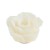 Candle Great Fleur Rose Ecru O15cm