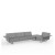 Delta 4-seater Corner Sofa - Left Side